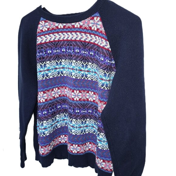 Chaps Sweater Fair Isle - Picture 1 of 5